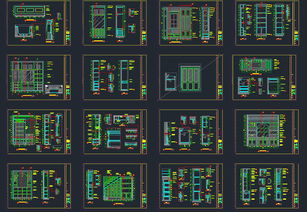 精品家装装修CAD施工图与实景设计平面图全面解析 编号18600075