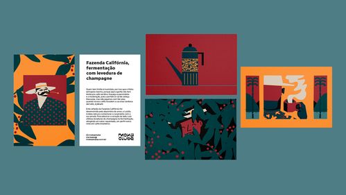 Moka Clube 城市与乡村融合的咖啡品牌形象设计